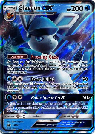  Pokemon TCG: Evolution Celebration Tin - Glaceon GX : Toys &  Games