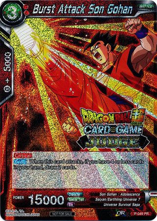 Double Shot Super Saiyan 2 Vegeta - Judge Promotion Cards - Dragon Ball  Super CCG