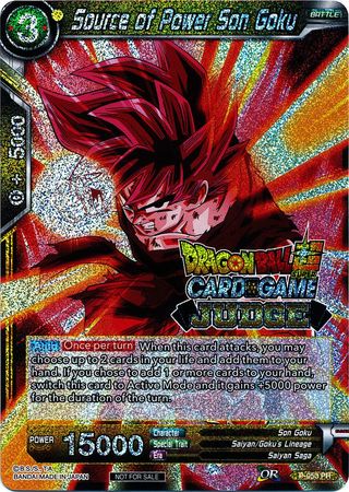 Source of Power Son Goku P 053 Foil Judge Promo Dragon Ball Super Judge Promos Source of Power Son Goku P 053 Foil Judge Promo Dragon Ball Super Judge Promos