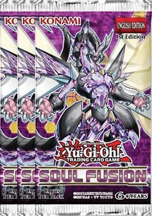 Soul Fusion 1st Edition 3 Booster Pack Lot Yugioh Yu Gi Oh Sealed Product Bundles Soul Fusion 1st Edition 3 Booster Pack Lot Yugioh Yu Gi Oh Sealed Product Bundles