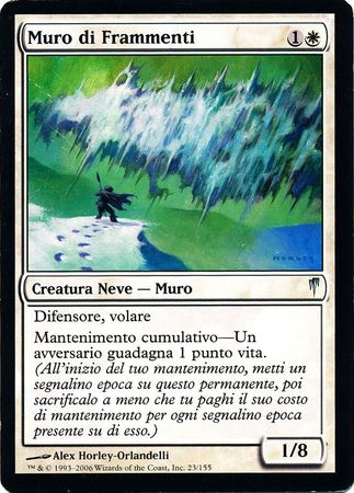 Muro di Frammenti Wall of Shards Italian Coldsnap Coldsnap Italian Singles Muro di Frammenti Wall of Shards Italian Coldsnap Coldsnap Italian Singles