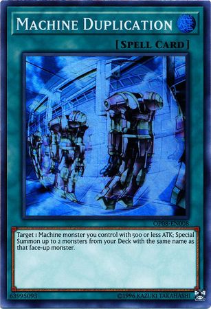 Machine Duplication OP08 EN008 Super Rare OTS Tournament Pack 8 OP08 Machine Duplication OP08 EN008 Super Rare OTS Tournament Pack 8 OP08
