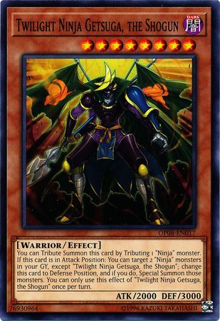 Twilight Ninja Getsuga the Shogun OP08 EN017 Common OTS Tournament Pack 8 OP08 Twilight Ninja Getsuga the Shogun OP08 EN017 Common OTS Tournament Pack 8 OP08