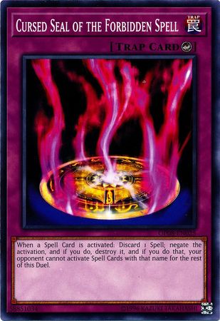 Cursed Seal of the Forbidden Spell OP08 EN025 Common Cursed Seal of the Forbidden Spell OP08 EN025 Common