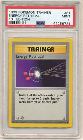 Energy Retrieval - Base Set 1st Edition - Pokemon | TrollAndToad