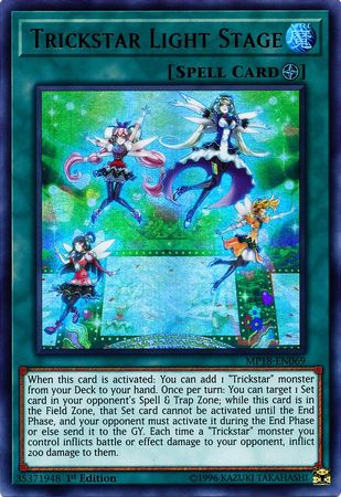 Trickstar Light Stage MP18 EN069 Ultra Rare 1st Edition Trickstar Light Stage MP18 EN069 Ultra Rare 1st Edition