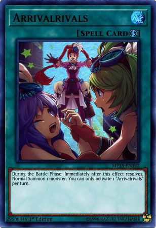 Arrivalrivals MP18 EN142 Ultra Rare 1st Edition Arrivalrivals MP18 EN142 Ultra Rare 1st Edition