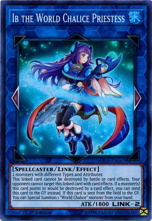 Ib the World Chalice Priestess MP18 EN067 Super Rare 1st Edition 2018 Mega Tins Singles Ib the World Chalice Priestess MP18 EN067 Super Rare 1st Edition 2018 Mega Tins Singles