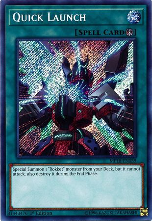 Quick Launch - MP18-EN139 - Secret Rare 1st Edition