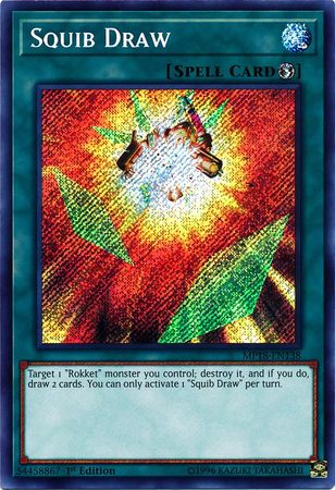 Squib Draw MP18 EN138 Secret Rare 1st Edition Squib Draw MP18 EN138 Secret Rare 1st Edition