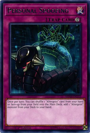Personal Spoofing MP18 EN152 Rare 1st Edition 2018 Mega Tins Singles Personal Spoofing MP18 EN152 Rare 1st Edition 2018 Mega Tins Singles