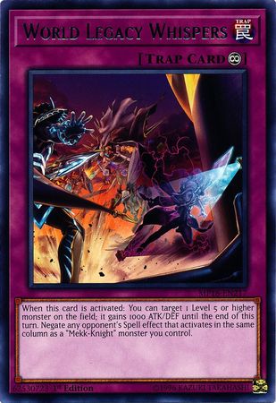 World Legacy Whispers MP18 EN217 Rare 1st Edition 2018 Mega Tins Singles World Legacy Whispers MP18 EN217 Rare 1st Edition 2018 Mega Tins Singles
