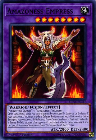 Amazoness Empress MP18 EN167 Common 1st Edition Amazoness Empress MP18 EN167 Common 1st Edition
