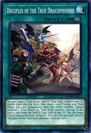 Disciples of the True Dracophoenix MP18 EN017 Common 1st Edition Disciples of the True Dracophoenix MP18 EN017 Common 1st Edition