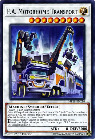 F A Motorhome Transport MP18 EN226 Common 1st Edition 2018 Mega Tins Singles F A Motorhome Transport MP18 EN226 Common 1st Edition 2018 Mega Tins Singles