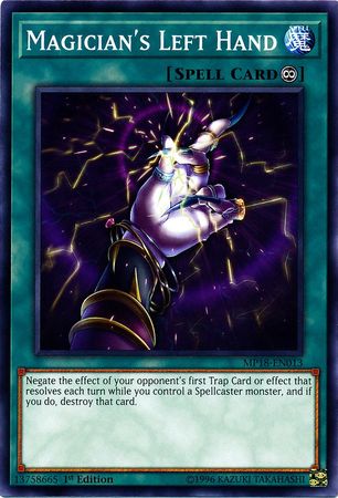 Magician s Left Hand MP18 EN013 Common 1st Edition Magician s Left Hand MP18 EN013 Common 1st Edition