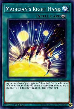 Magician s Right Hand MP18 EN012 Common 1st Edition Magician s Right Hand MP18 EN012 Common 1st Edition