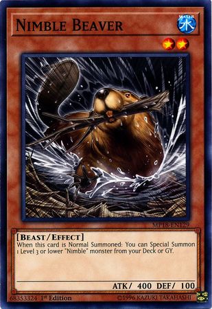 Nimble Beaver MP18 EN129 Common 1st Edition Nimble Beaver MP18 EN129 Common 1st Edition