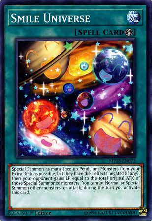 Smile Universe MP18 EN072 Common 1st Edition 2018 Mega Tins Singles Smile Universe MP18 EN072 Common 1st Edition 2018 Mega Tins Singles