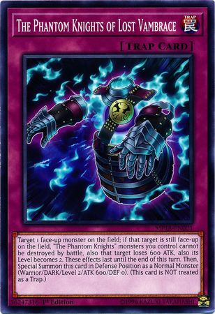 The Phantom Knights of Lost Vambrace MP18 EN021 Common 1st Edition The Phantom Knights of Lost Vambrace MP18 EN021 Common 1st Edition