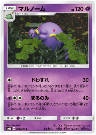 Pokemon Card Sun and Moon Champion Road Ludicolo 020/066 R SM6b Japanese
