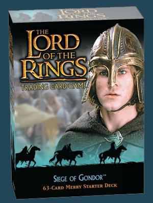 LORD OF THE Rings Siege Of Gondor Merry Starter Deck Factory Sealed Look