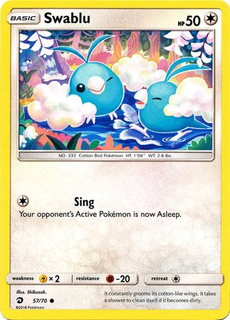 Swablu 57 70 Common Swablu 57 70 Common