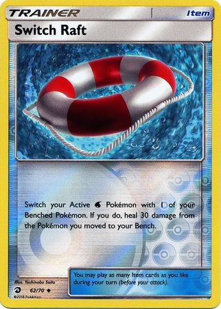 Switch Raft 62 70 Uncommon Reverse Holo Switch Raft 62 70 Uncommon Reverse Holo