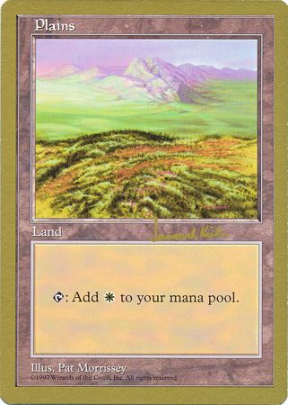 Plains 4 Seattle August 1997 5th Edition Art Magic The Gathering World Championships 1997 Singles Plains 4 Seattle August 1997 5th Edition Art Magic The Gathering World Championships 1997 Singles