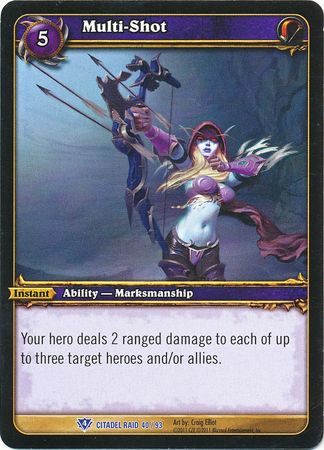 Multi Shot 40 93 Citadel Raid Rare Multi Shot 40 93 Citadel Raid Rare