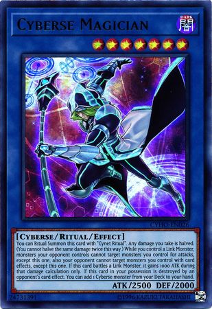 Cyberse Magician CYHO EN026 Ultra Rare Unlimited Cyberse Magician CYHO EN026 Ultra Rare Unlimited