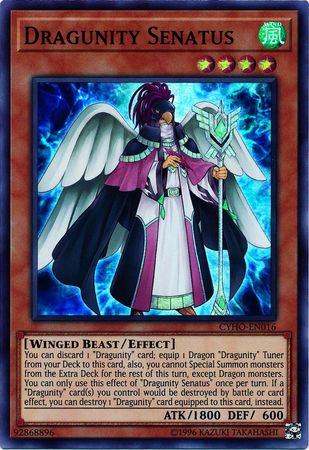 Dragunity Senatus CYHO EN016 Super Rare Unlimited Dragunity Senatus CYHO EN016 Super Rare Unlimited