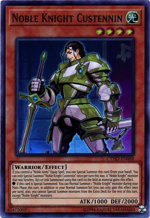 Noble Knight Custennin CYHO EN088 Super Rare Unlimited Cybernetic Horizon Unlimited Singles Noble Knight Custennin CYHO EN088 Super Rare Unlimited Cybernetic Horizon Unlimited Singles