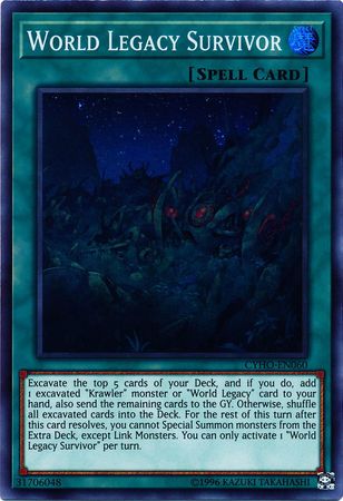 World Legacy Survivor CYHO EN060 Super Rare Unlimited World Legacy Survivor CYHO EN060 Super Rare Unlimited