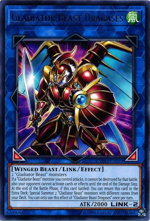 Gladiator Beast Dragases CYHO EN099 Rare Unlimited Gladiator Beast Dragases CYHO EN099 Rare Unlimited