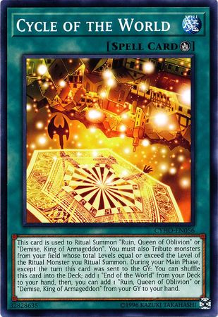 Cycle of the World CYHO EN056 Common Unlimited Cybernetic Horizon Unlimited Singles Cycle of the World CYHO EN056 Common Unlimited Cybernetic Horizon Unlimited Singles