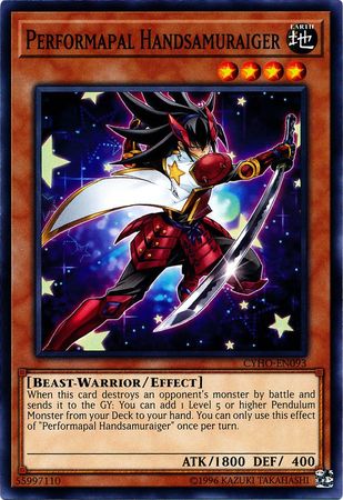 Performapal Handsamuraiger CYHO EN093 Common Unlimited Cybernetic Horizon Unlimited Singles Performapal Handsamuraiger CYHO EN093 Common Unlimited Cybernetic Horizon Unlimited Singles