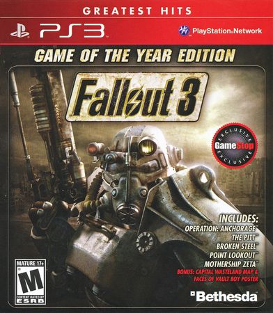 Fallout 3 Game of the Year Edition Greatest Hits Playstation 3 Sony Playstation 3 PS3 Fallout 3 Game of the Year Edition Greatest Hits Playstation 3 Sony Playstation 3 PS3