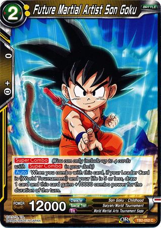 Future Martial Artist Son Goku TB2 052 Common Future Martial Artist Son Goku TB2 052 Common