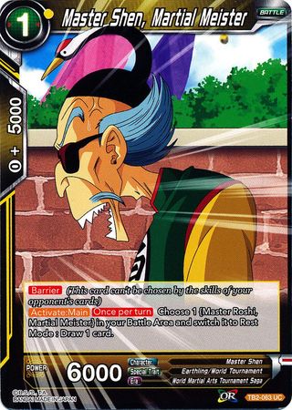 Master Roshi Martial Meister TB2 057 Uncommon Master Roshi Martial Meister TB2 057 Uncommon