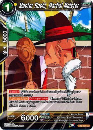 Master Shen Martial Meister TB2 063 Uncommon World Martial Arts Tournament Non Foil Singles Master Shen Martial Meister TB2 063 Uncommon World Martial Arts Tournament Non Foil Singles