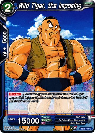 Wild Tiger the Imposing TB2 031 Common World Martial Arts Tournament Non Foil Singles Wild Tiger the Imposing TB2 031 Common World Martial Arts Tournament Non Foil Singles