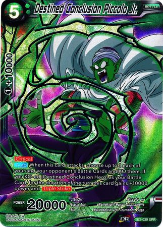 Destined Conclusion Piccolo Jr TB2 039 Special Rare SPR Destined Conclusion Piccolo Jr TB2 039 Special Rare SPR