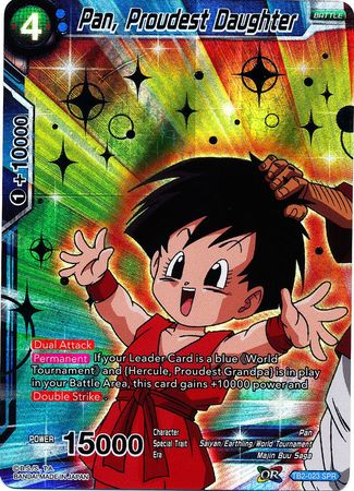 Pan Proudest Daughter TB2 023 Special Rare SPR World Martial Arts Tournament Foil Singles Pan Proudest Daughter TB2 023 Special Rare SPR World Martial Arts Tournament Foil Singles