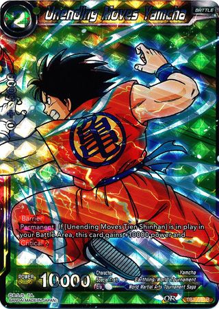 Unending Moves Yamcha TB2 054 Rare World Martial Arts Tournament Foil Singles Unending Moves Yamcha TB2 054 Rare World Martial Arts Tournament Foil Singles