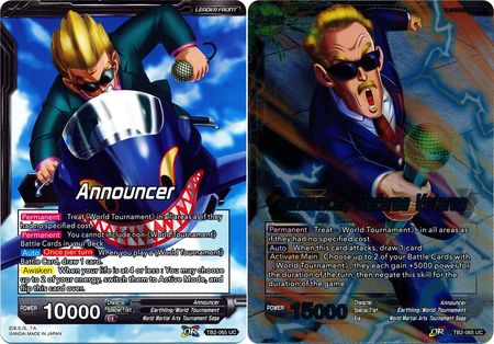 Announcer Announcer Referee Veteran TB2 065 Foil Uncommon World Martial Arts Tournament Foil Singles Announcer Announcer Referee Veteran TB2 065 Foil Uncommon World Martial Arts Tournament Foil Singles