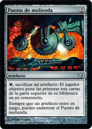 Puesto de molienda Grinding Station 127 165 Puesto de molienda Grinding Station 127 165