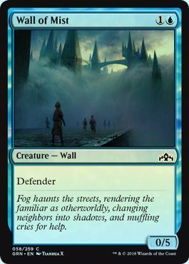 Wall of Mist 058 259 Foil Guilds of Ravnica Foil Singles Wall of Mist 058 259 Foil Guilds of Ravnica Foil Singles