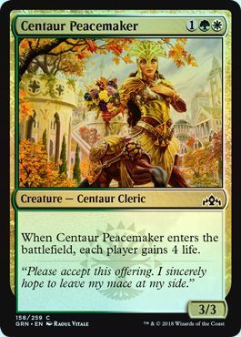 Centaur Peacemaker 158 259 Foil Guilds of Ravnica Foil Singles Centaur Peacemaker 158 259 Foil Guilds of Ravnica Foil Singles