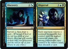 Foil Near Mint MTG Guilds of Ravnica Discovery //// Dispersal 223//259